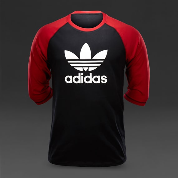 adidas 3/4 Raglan Tee - Black |
