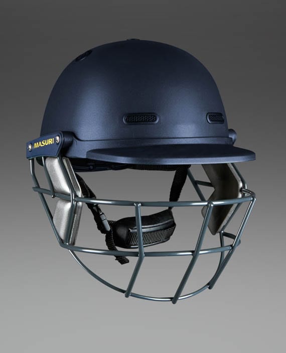 Masuri VS Club Steel Helmet Batting Equipment Navy