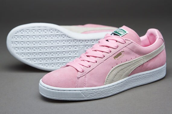 Womens Shoes - Puma Womens Suede Classic SL - Pink/White