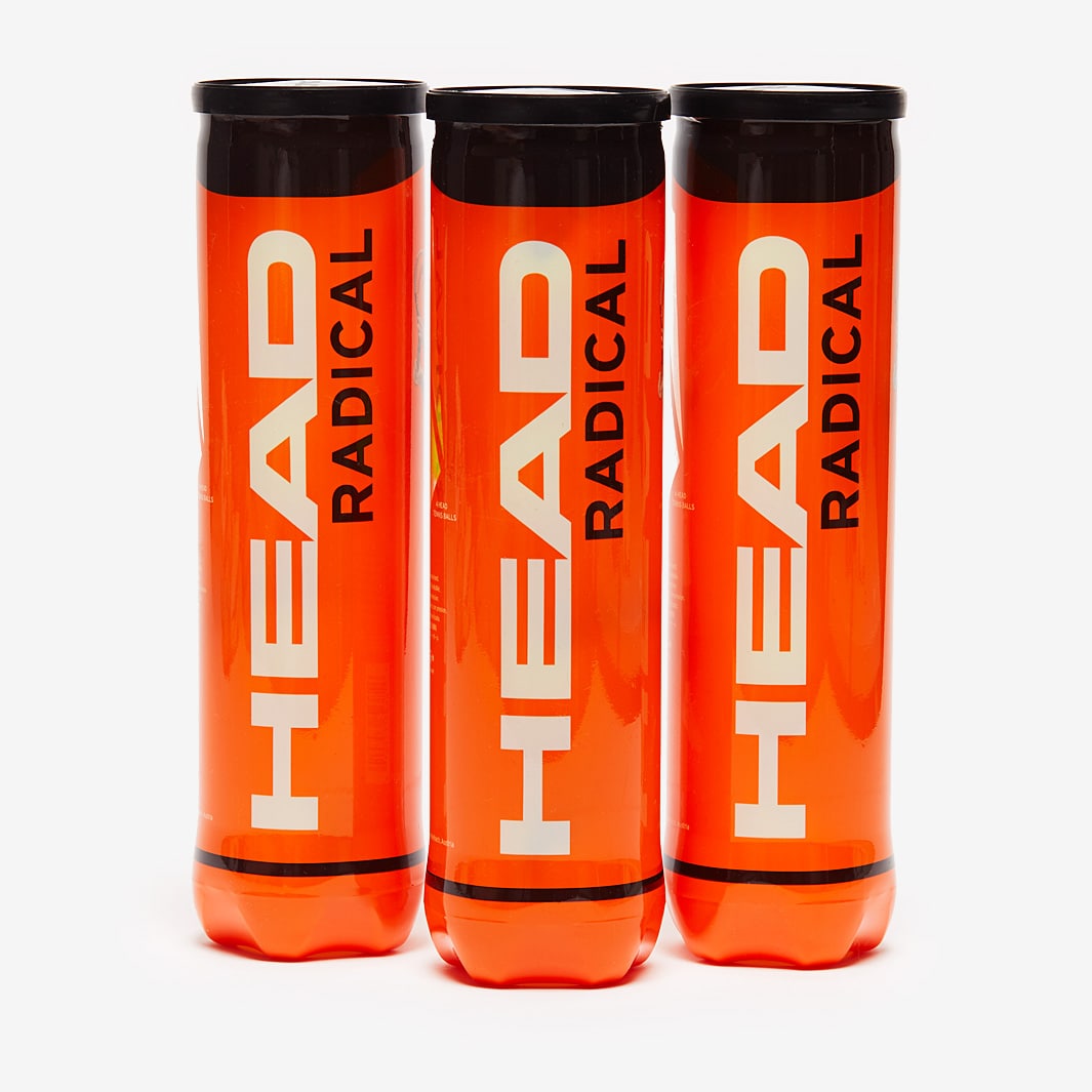 Head Radical Tennis Balls Triple Pack (12 balls) ProDirect Tennis