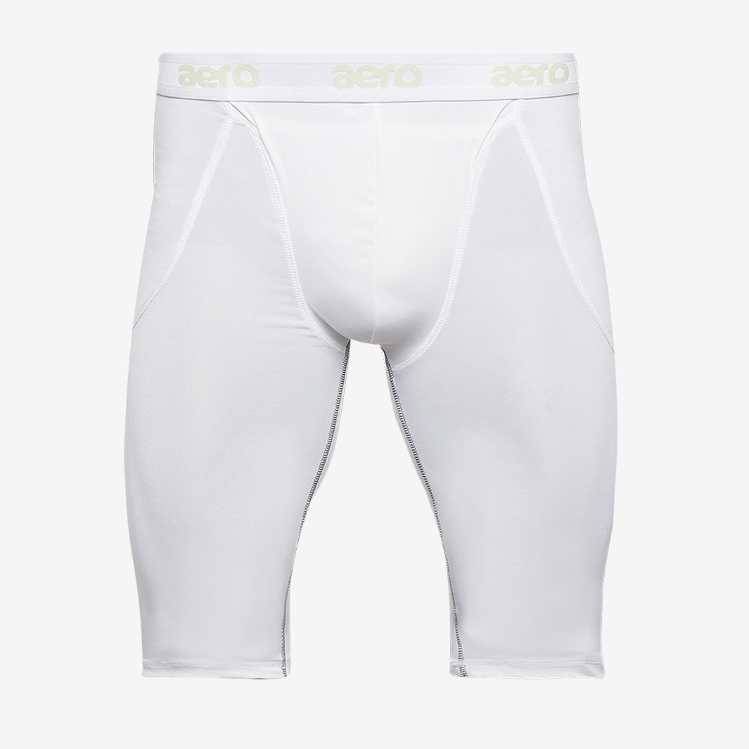 Aero Groin Protector Shorts - White - Cricket Protection - Pro Direct ...