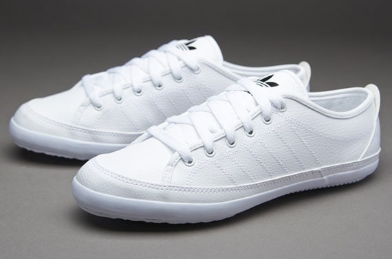 Escalera Ordinario césped Mens Shoes - adidas Originals Nizza Remodel - Running White/Black |  Pro:Direct Soccer