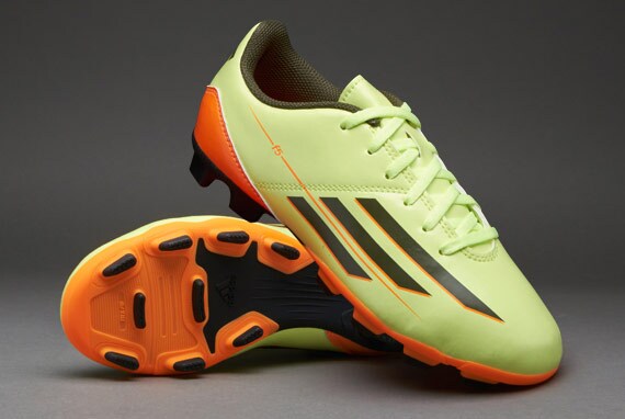 botas de futbol para ninos adidas F5 TRX FG para ninos Amarillo Verde Zest Pro Direct Soccer