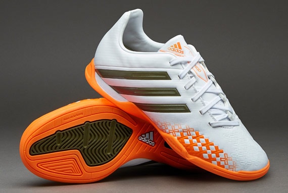 para niños- zapatillas de futbol sala- adidas Absolado LZ para niños- Blanco/Verde/Zest | Pro:Direct Soccer
