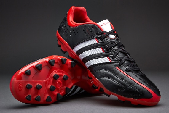 adidas Football Boots - adidas adipure 11Pro AG - Artificial Grass - Cleats - Black-Running White-Hi-Res Red | Pro:Direct Soccer