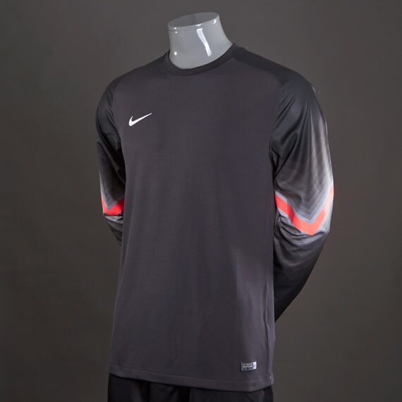 Ropa de futbol para niños- Camiseta portero Nike Goleiro -Negro/Rojo solar | Pro:Direct Soccer