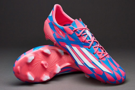 Saturar genio Recurso Botas de futbol adidas- adidas F50 adizero FG- Terrenos firmes -  Rosa-Blanco-Azul | Pro:Direct Soccer