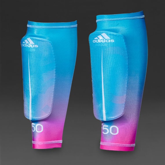 Espinilleras de futbol F50 Pro Lite - Azul/Rosa/Blanco | Pro:Direct Soccer