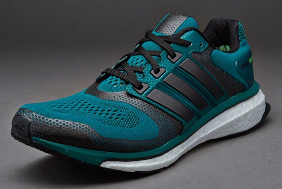 Zapatillas de correr adidas- Zapatillas adidas Energy Boost 2 ESM - Verde-Negro-Neon Pro:Direct Soccer