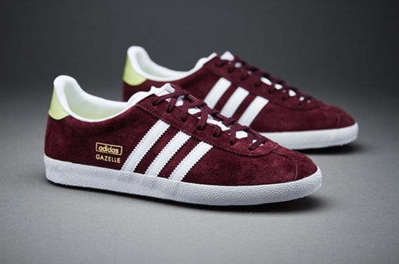 Womens Shoes - adidas Originals Womens Gazelle OG - Light Maroon ...