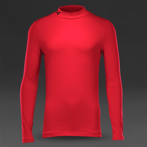Óxido de ultramar Bienes diversos Ropa termica para niños- Camiseta termica Under Armour Evo CG Fitted para  niños- Rojo-Negro | Pro:Direct Soccer