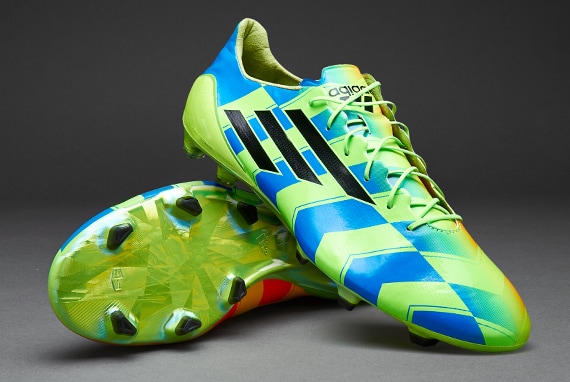 Football Boots - F50 Adizero Crazylight FG - Firm Ground - Cleats - Neon Orange/Black/Neon Green | Pro:Direct Soccer