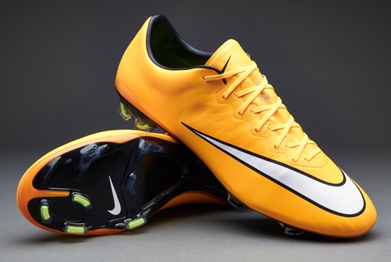 Botas de futbol Nike- Nike Mercurial Vapor X FG Terrenos firmes- 648553-800-Naranja-Blanco-Negro | Soccer