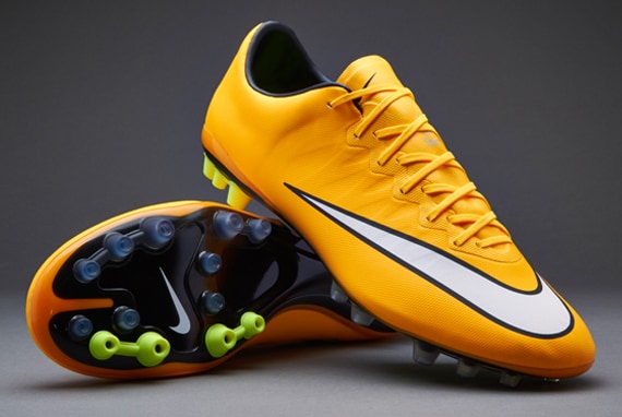 Botas para cesped Nike- Nike Mercurial Vapor X AG - 648552-800-Naranja-Blanco-Negro | Pro:Direct Soccer