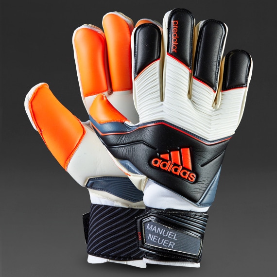 Goalkeeper Gloves - adidas Predator Zones Pro Manuel Neuer - Goalie - Goalkeeping - White/Black/Solar Red - M38725
