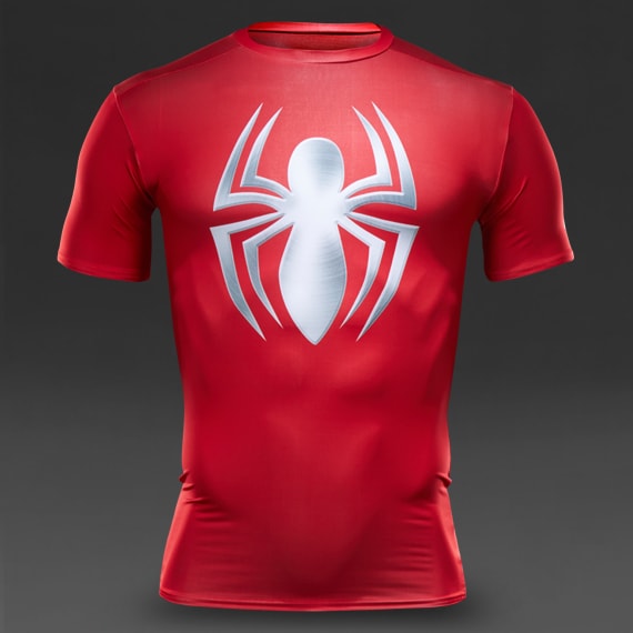 seguramente surco Secretar Ropa de compresión- Camiseta de compresión Under Armour Alter Ego MC HG ( Spiderman)- Rojo/Blanco/Gris | Pro:Direct Soccer