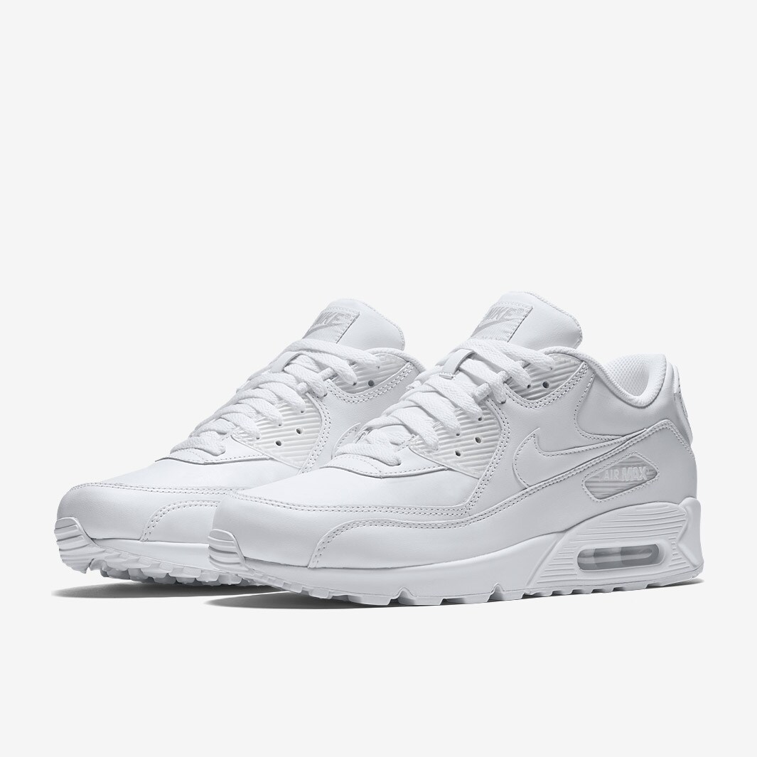 mens nike air max white leather