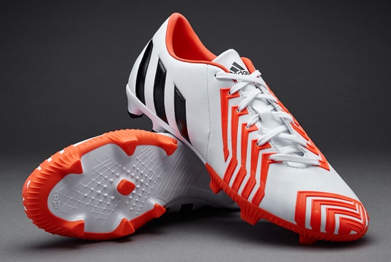 Botas de futbol adidas Absolion FG -Terrenos firmes-B24156- Blanco/Negro/Rojo Pro:Direct Soccer