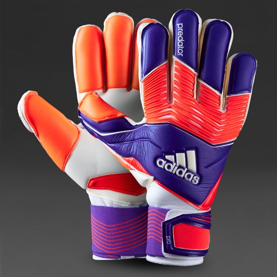 Port Modernisere krokodille adidas Goalkeeper Gloves - adidas Predator Zones Pro - Goalie Gloves -  Goalkeeping - Night Flash/Solar Red/White - M38737 