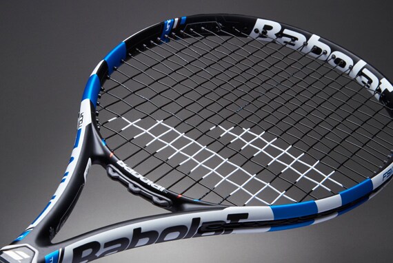 Mens Tennis Rackets - Babolat Pure Drive Tour - Black/Blue