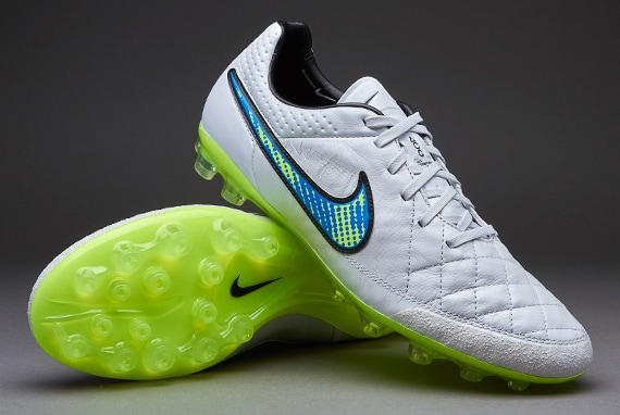 pastel single Gesprekelijk Mens Football Boots - Nike Tiempo Legend V AG-R - Artificial Ground -  White/Volt/Solar/Black - 717143-174 | Pro:Direct Soccer