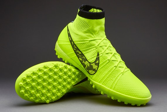 Botas Nike- Nike Elastico TF - Cesped sintetico-Volt-Blanco-Negro-Lima-684636-710 | Pro:Direct Soccer