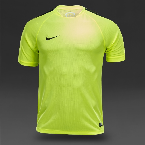 Nike Squad Flash SS Training Top II Mens Apparel Volt/Black
