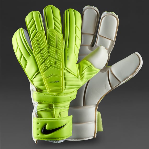 hoop heelal Patch Nike Gk Confidence - Goalie Gloves - Goalkeeping - Volt/White/Black 