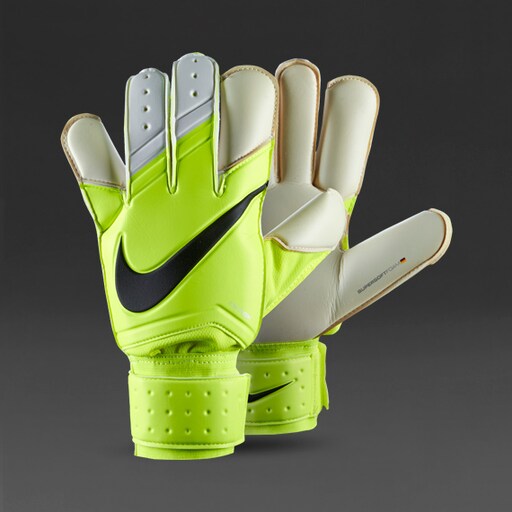 Nike Gk Grip 3 Goalie Gloves Goalkeeping Volt/White/Black