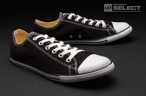 Converse Unisex Chuck Taylor Slim - Lo Tops - Canvas - Black - Converse  Unisex Shoes | Pro Direct Select | Pro:Direct Soccer