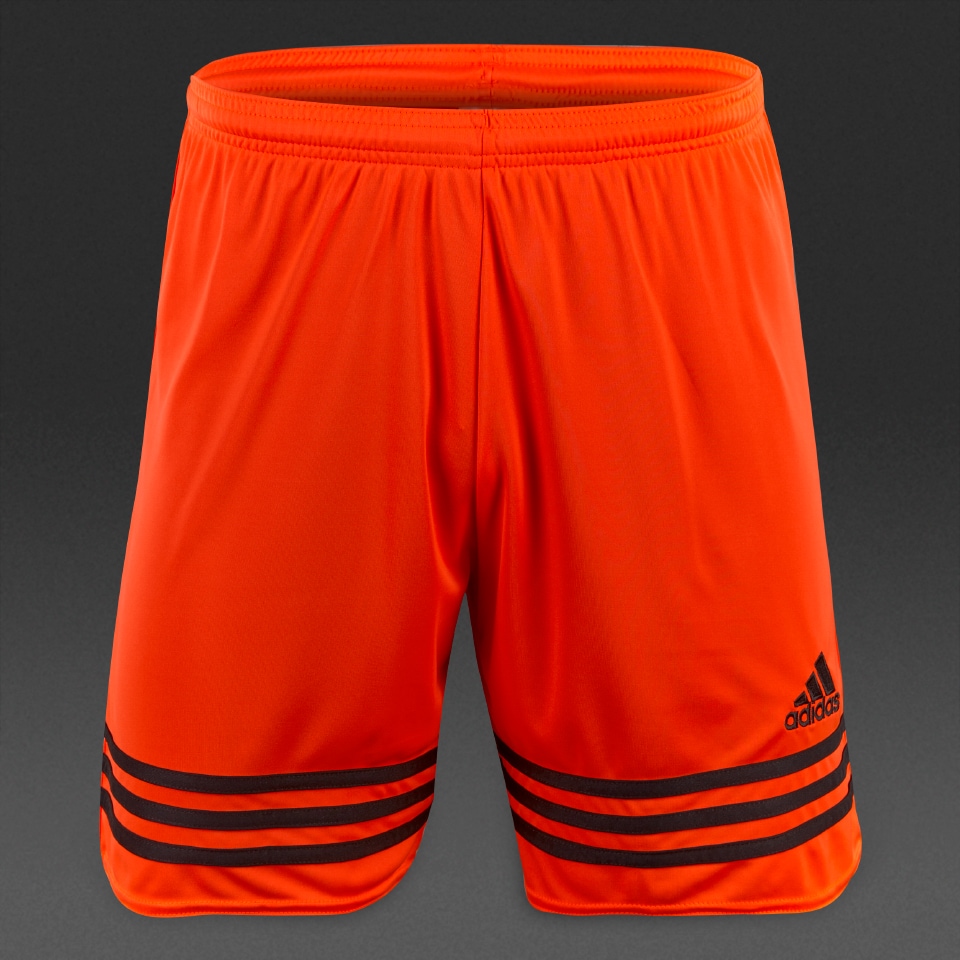 Ropa para equipos- Pantalones cortos adidas 14-Naranja-Negro |