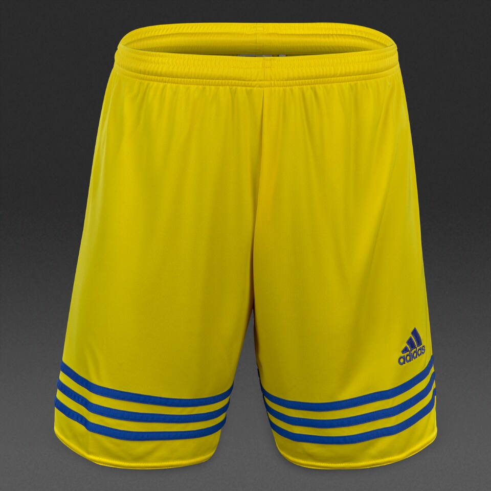 Ropa para equipos- Pantalones cortos Entrada 14-Amarillo-Cobalto Pro:Direct