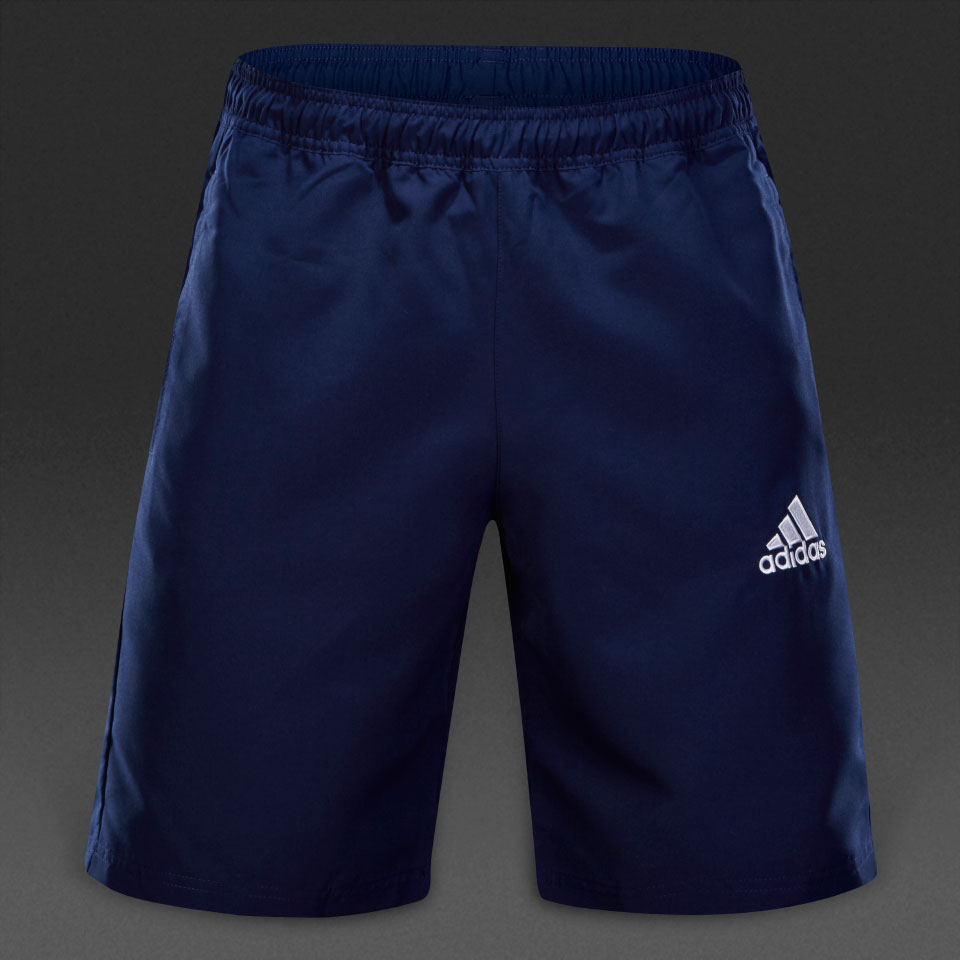 adidas Training Wear - adidas Core 15 Woven Shorts - Dark Blue/White ...