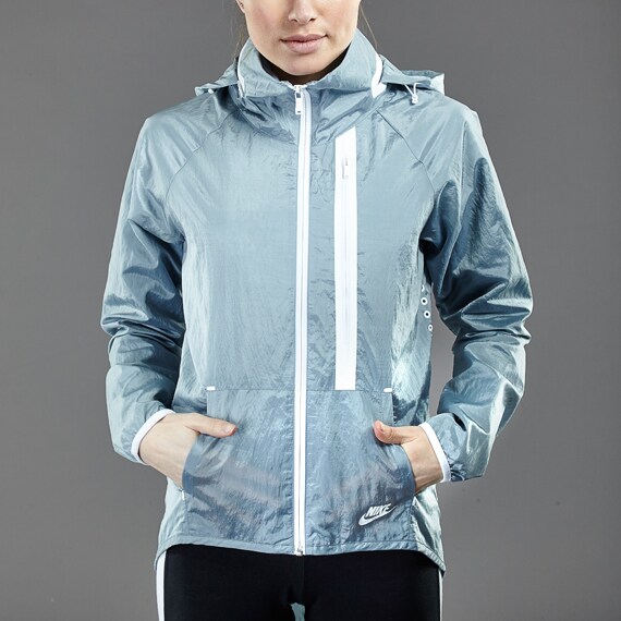 Womens Clothing Nike Sportswear Womens Tech Moto CapeSP Dove Grey