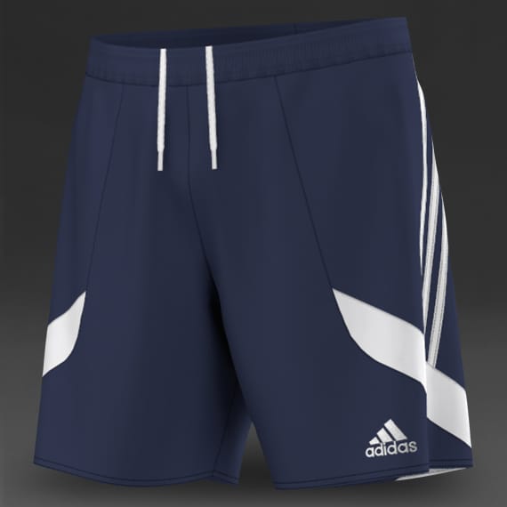 Equipaciones de futbol para Pantalones cortos adidas Nova 14 para niños- Azul Marino-Blanco | Pro:Direct Soccer