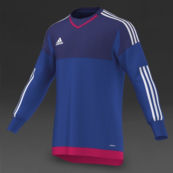 adidas Top 15 - Youths Goalkeeping Apparel - Blue/Amazon Purple/White/Pink