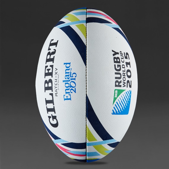 Gilbert RWC 2015 Match XV Limited Edition Ball - White