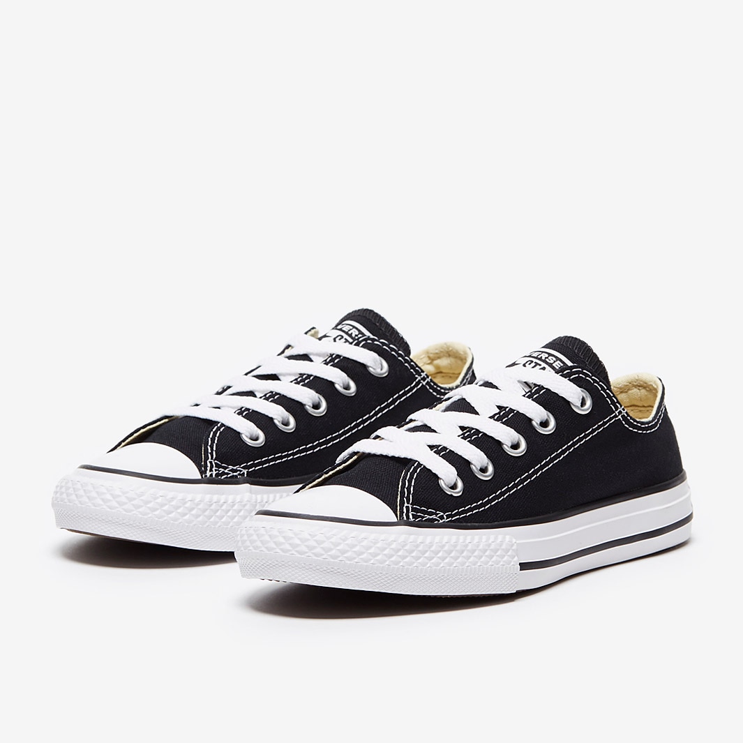 Black converse shop kids shoes