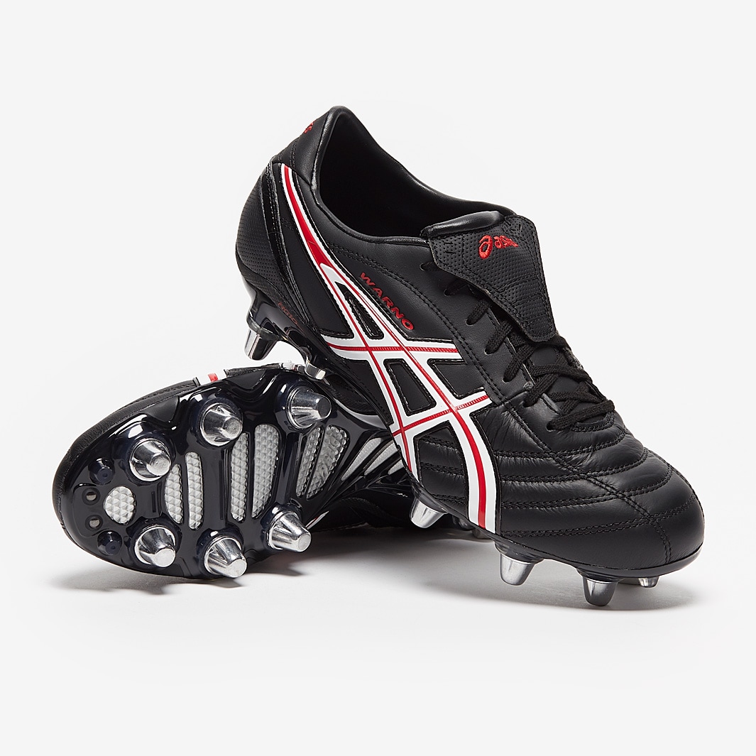 その他 LETHAL WARNO ST2  26cm Asics Lethal Warno ST2 SG - Black / White / Red - Mens Boots