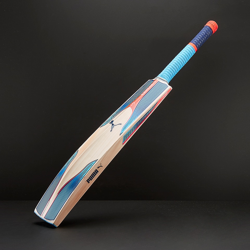 Puma evoPOWER Cricket Bat Natural/ Nrgy Turquoise/ Blue