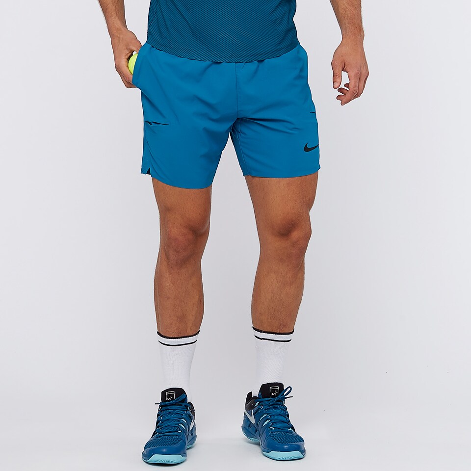Nike Court Flex Ace 7In - Green Abyss/Black - Mens Clothing