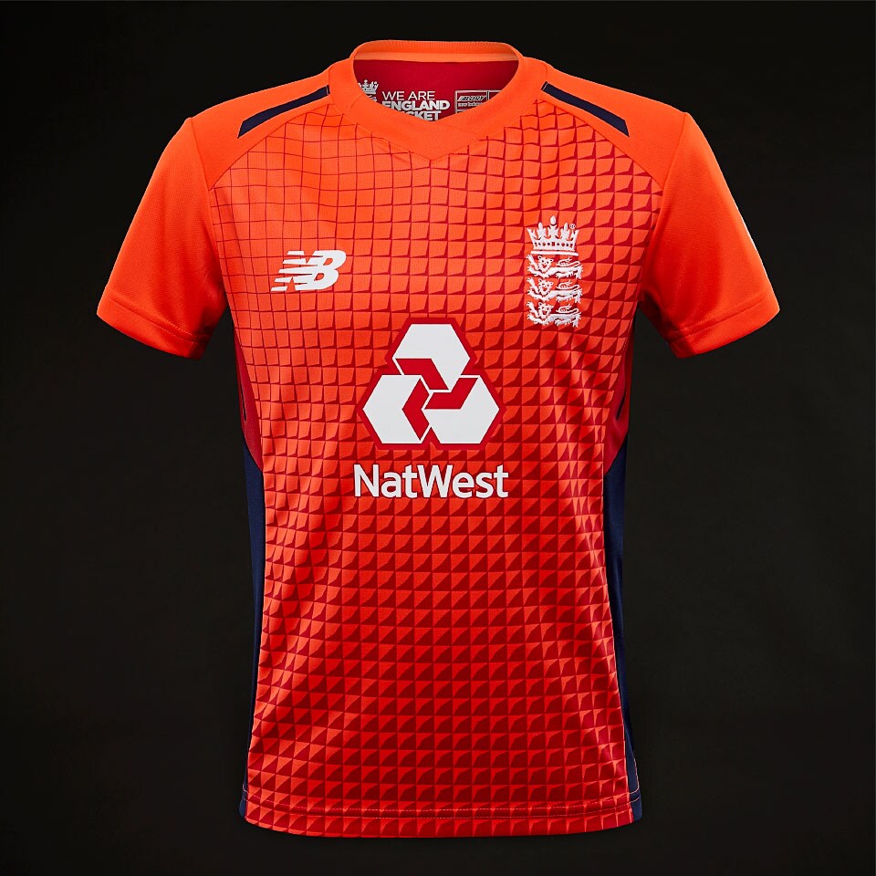 New balance england cricket hotsell junior t20 replica shirt