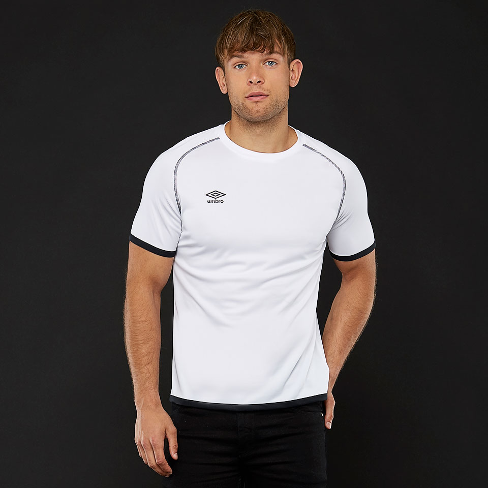 Umbro FW Training Jersey - Brilliant White/Black - Mens Clothing ...