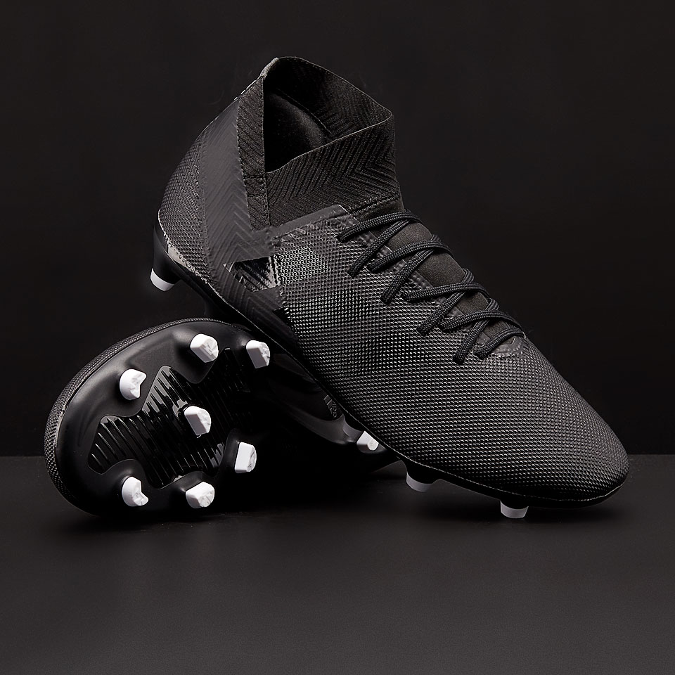monigote de nieve rehén impacto Botas de fútbol - adidas Nemeziz 18.3 FG - Negro/Negro/Blanco - DB2108 |  Pro:Direct Soccer
