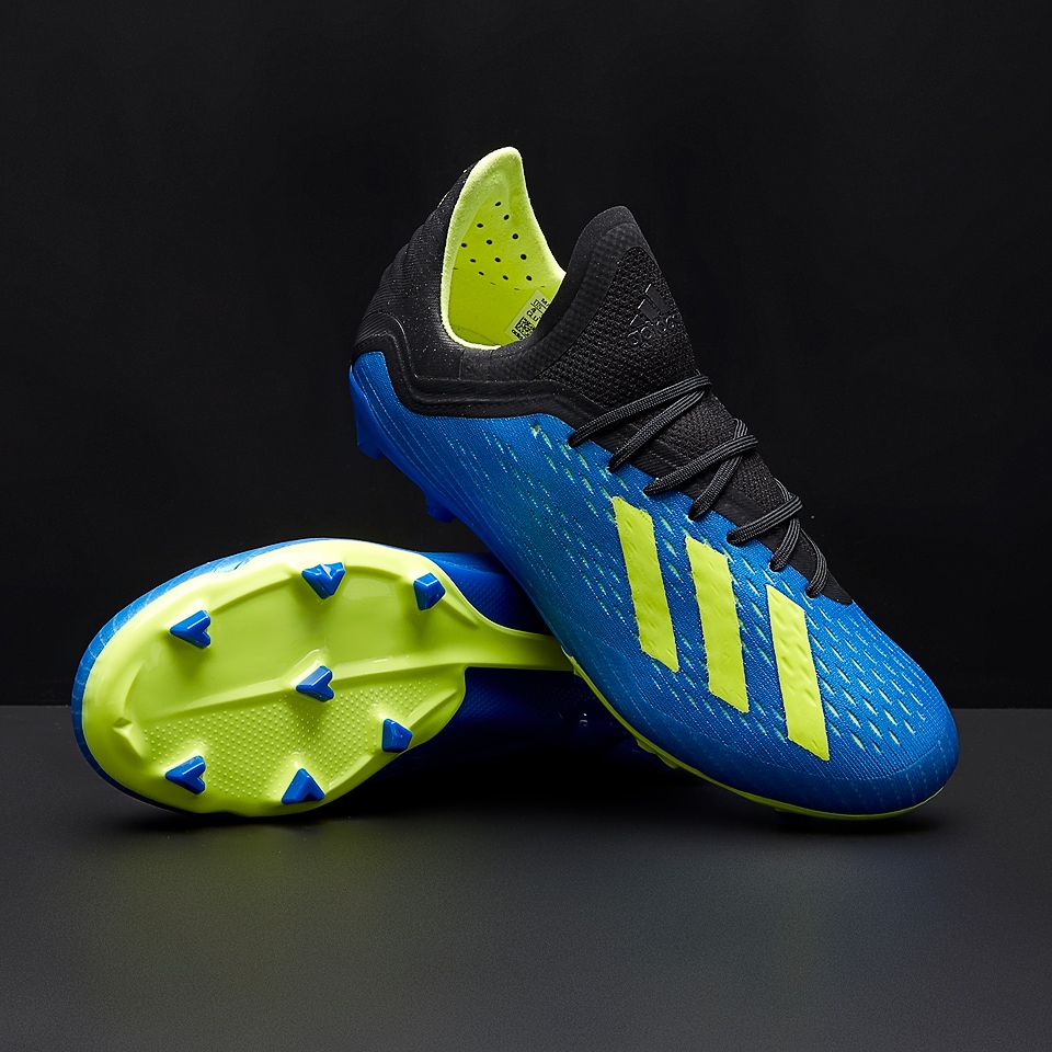 adidas Kids X 18.1 FG - Youths Soccer Cleats - Firm Ground - Blue