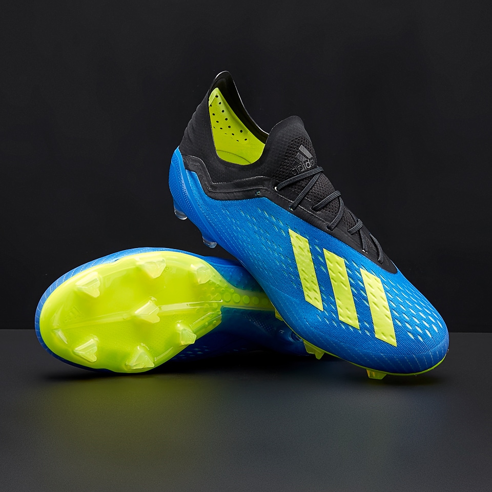 adidas X 18.1 FG - Mens Boots - Firm Ground - Football Blue/Solar ...