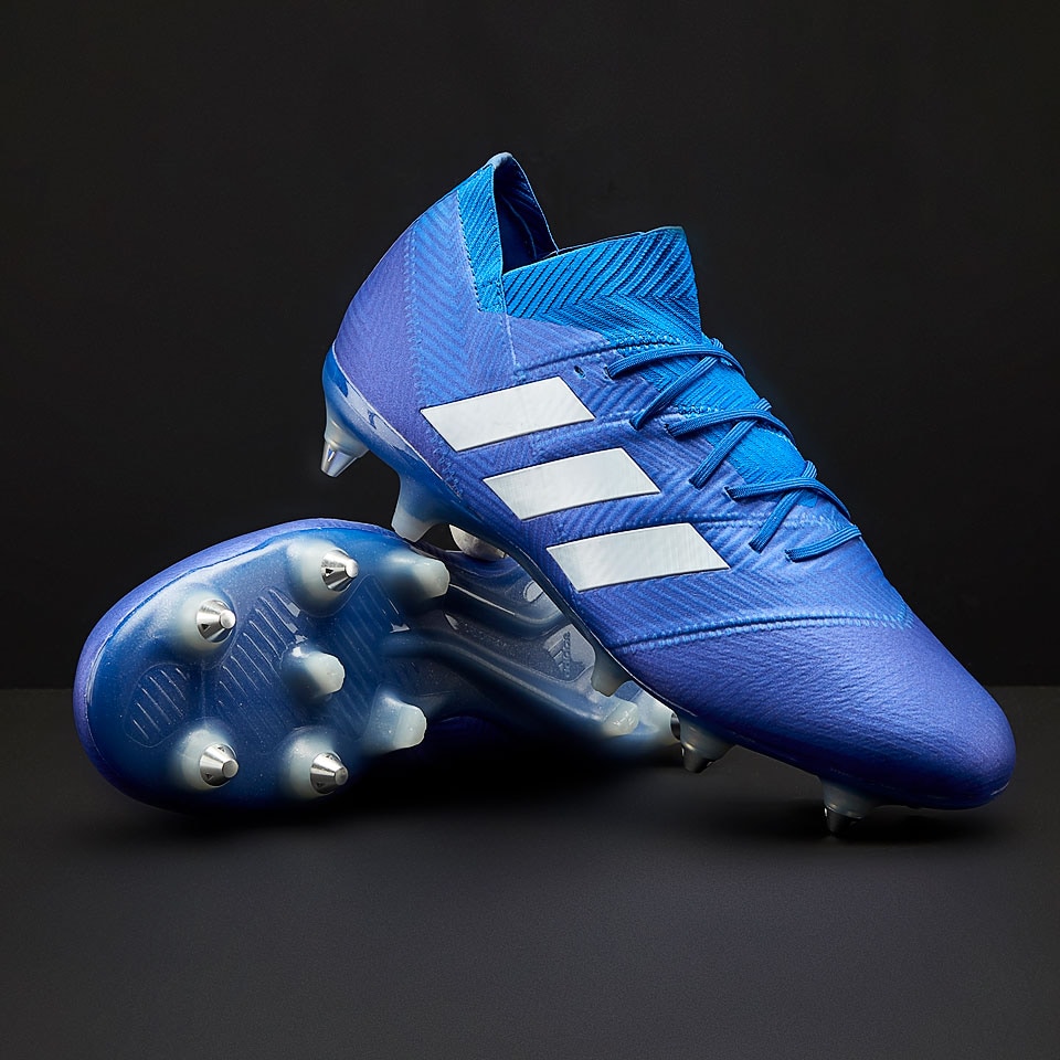 adidas Nemeziz 18.1 SG - Mens Boots - Soft Ground - Football Blue | Pro:Direct Soccer