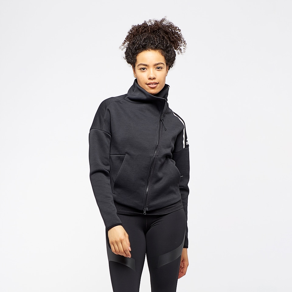 adidas Womens Z.N.E. Heartracer Jacket - Black Clothing | Pro:Direct Running