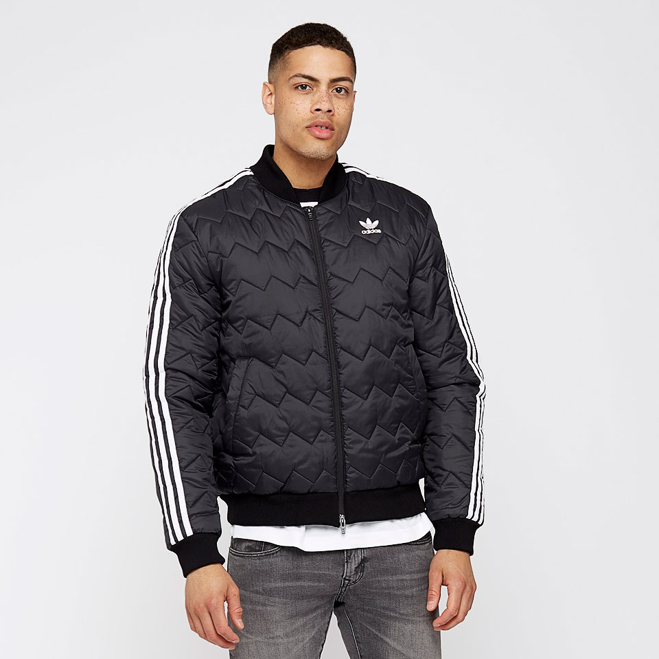 Mens Clothing - adidas Originals SST Quilted Jacket - Black - DH5008 ...
