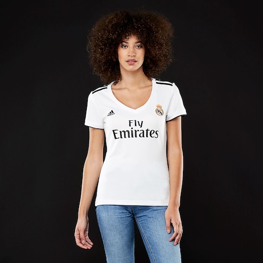 adidas Real 2018/19 Home Womens Shirt - Womens Replica - Shirts White